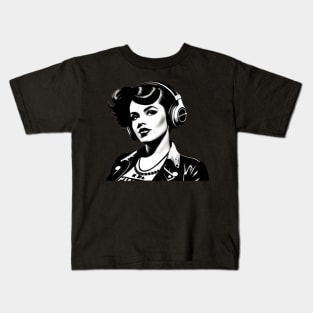 Punk Rock Girl Kids T-Shirt